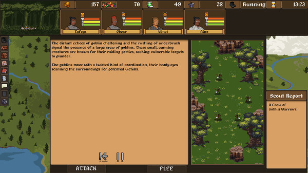 The Adventurers gameplay screenshot