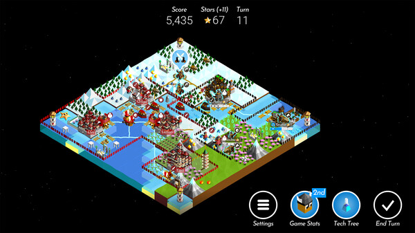 The Battle of Polytopia gameplay screenshot