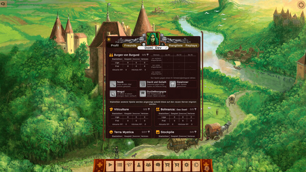 The Castles of Burgundy gameplay screenshot