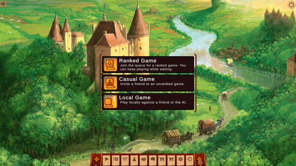 The Castles of Burgundy gameplay screenshot