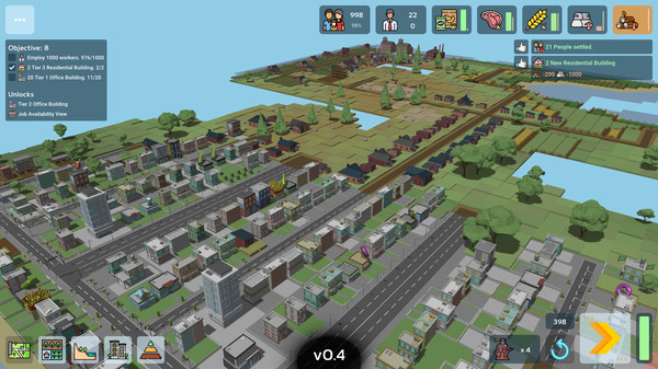 The City Must Grow gameplay screenshot