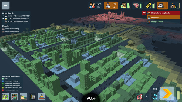 The City Must Grow gameplay screenshot