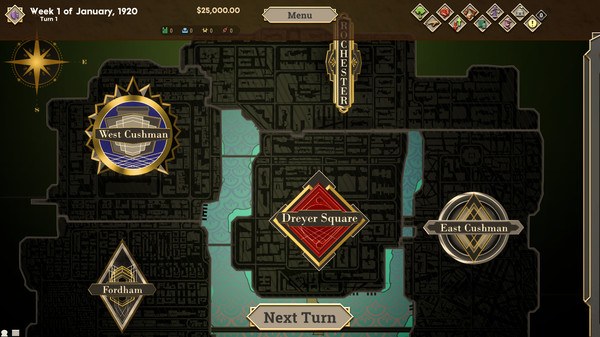 The Commission 1920: Organized Crime Grand Strategy gameplay screenshot