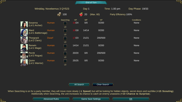 The Curse of Feldar Vale gameplay screenshot