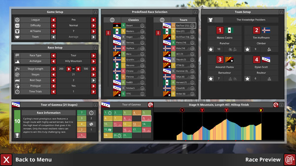 The Cyclist: Tactics gameplay screenshot