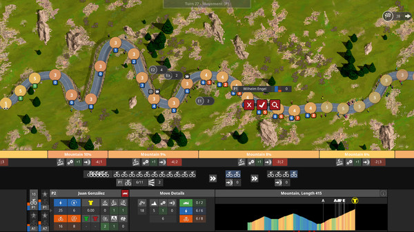 The Cyclist: Tactics gameplay screenshot
