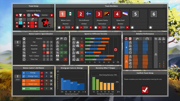 The Cyclist: Tactics gameplay screenshot