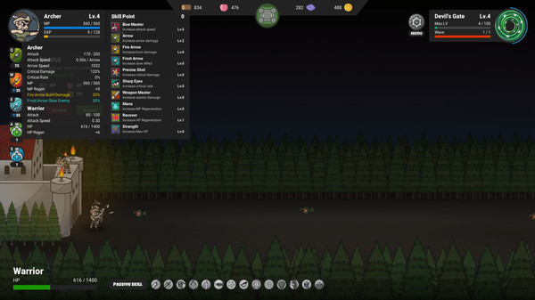 The Defender: Farm and Castle gameplay screenshot