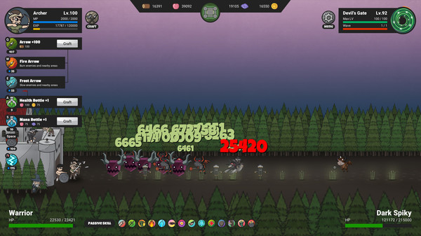The Defender: Farm and Castle gameplay screenshot