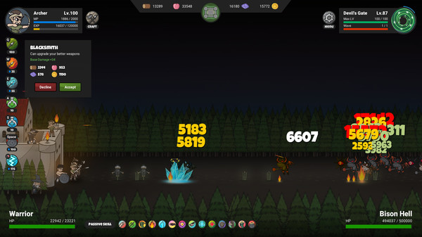 The Defender: Farm and Castle gameplay screenshot