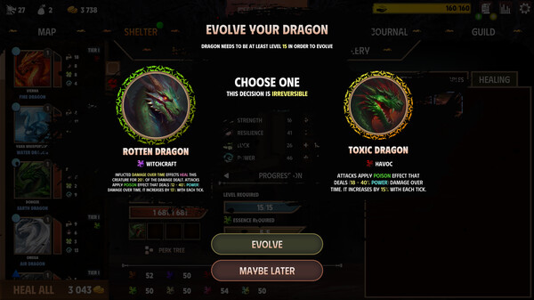 The Dragonhood gameplay screenshot