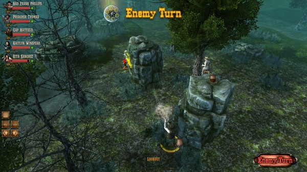 The Feud: Wild West Tactics gameplay screenshot