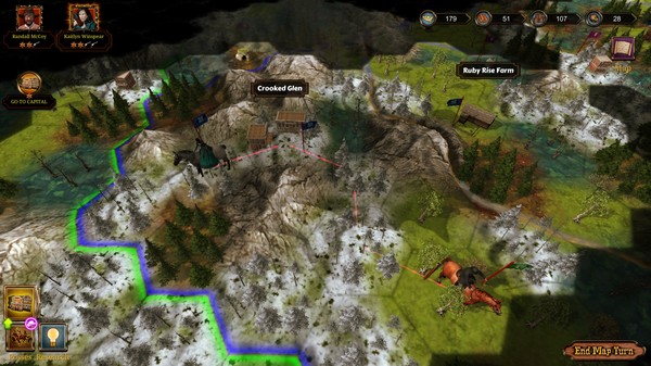 The Feud: Wild West Tactics gameplay screenshot