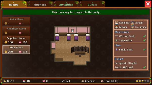 The Hidden Art of Innkeeping gameplay screenshot