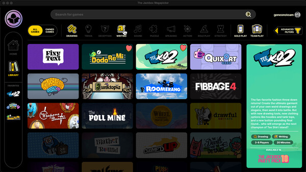The Jackbox Megapicker gameplay screenshot