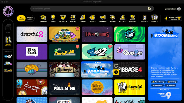 The Jackbox Megapicker gameplay screenshot