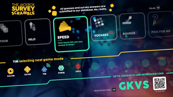 The Jackbox Survey Scramble gameplay screenshot