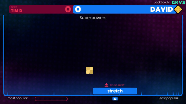 The Jackbox Survey Scramble gameplay screenshot