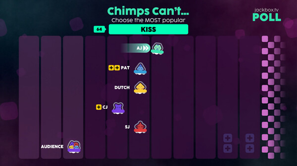 The Jackbox Survey Scramble gameplay screenshot