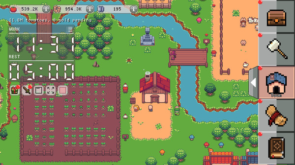 The Legend of Pomodoro gameplay screenshot