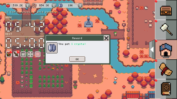 The Legend of Pomodoro gameplay screenshot