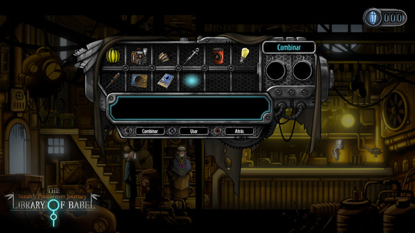 The Library of Babel gameplay screenshot
