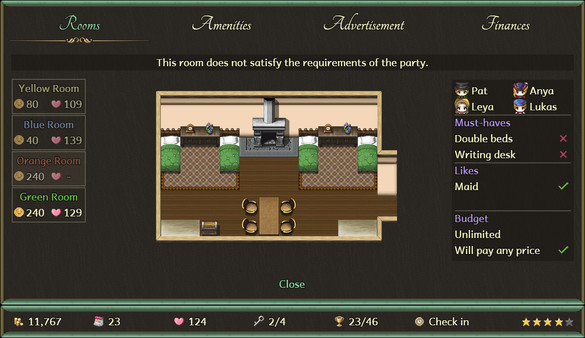 The Lost Art of Innkeeping gameplay screenshot
