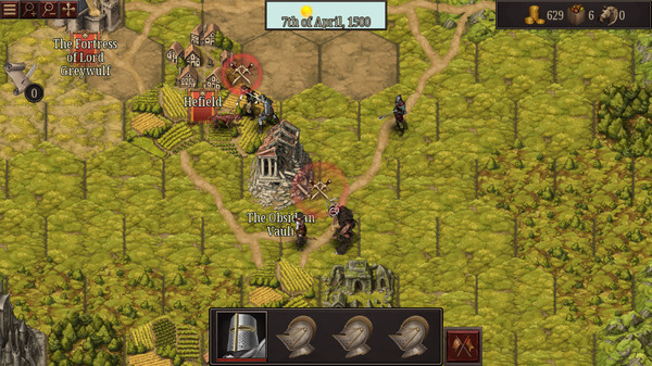 The Lost King of Avallon gameplay screenshot