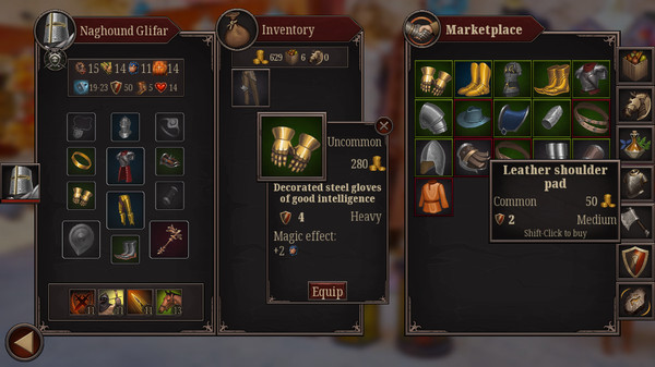 The Lost King of Avallon gameplay screenshot