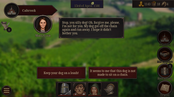 The Lost King of Avallon gameplay screenshot