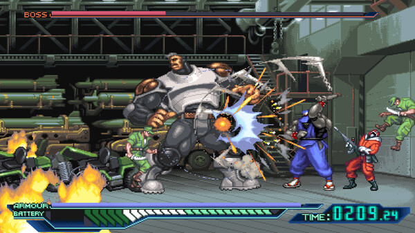 The Ninja Saviors: Return of the Warriors gameplay screenshot