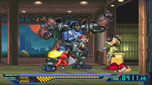 The Ninja Saviors: Return of the Warriors gameplay screenshot