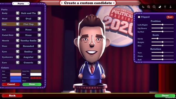 The Political Machine 2020 gameplay screenshot