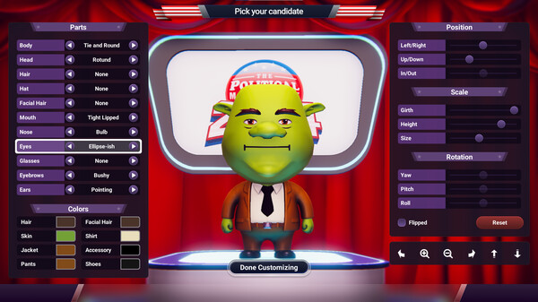 The Political Machine 2024 gameplay screenshot