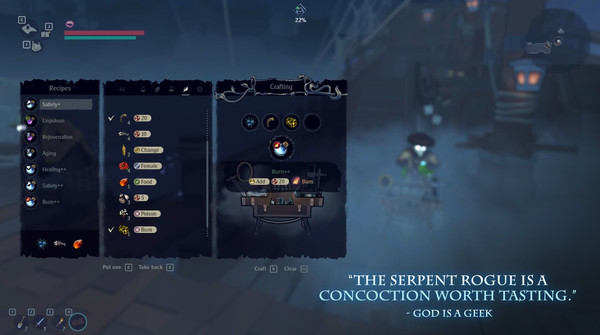 The Serpent Rogue gameplay screenshot