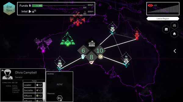 The Shadow Government Simulator: Prologue gameplay screenshot