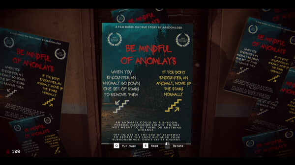 The Stairway 7 - Anomaly Hunt Loop Horror Game gameplay screenshot
