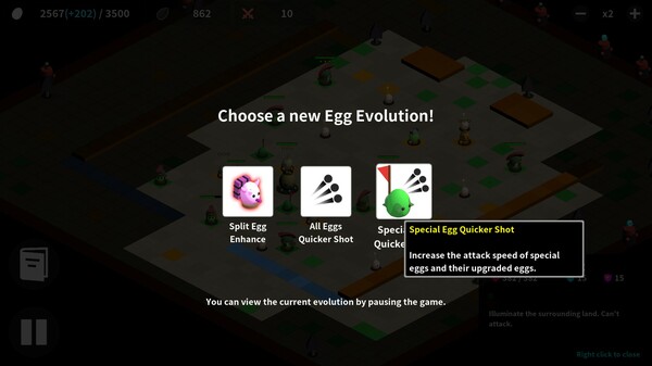 The Territory of Egg gameplay screenshot