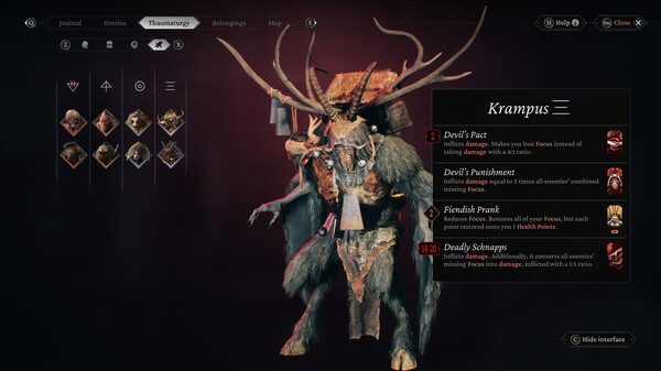 The Thaumaturge gameplay screenshot