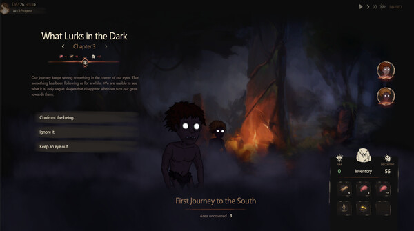 The Tribe Must Survive gameplay screenshot