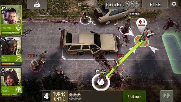 The Walking Dead: No Man's Land gameplay screenshot