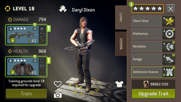 The Walking Dead: No Man's Land gameplay screenshot