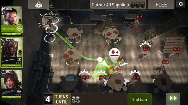 The Walking Dead: No Man's Land gameplay screenshot