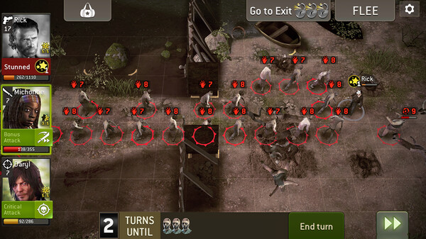 The Walking Dead: No Man's Land gameplay screenshot