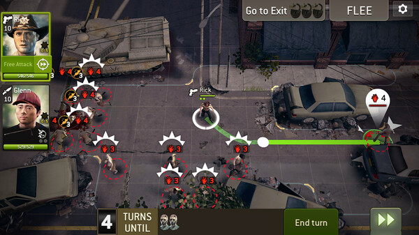 The Walking Dead: No Man's Land gameplay screenshot