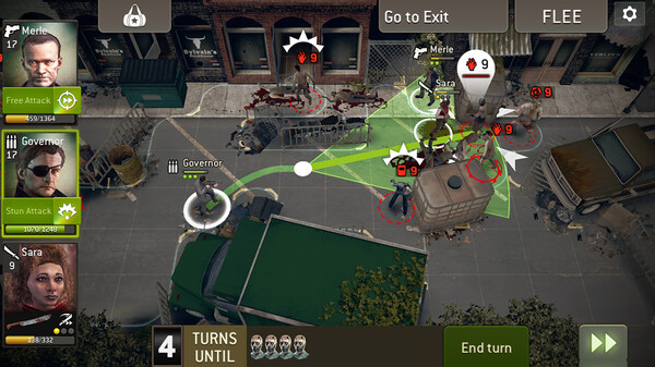 The Walking Dead: No Man's Land gameplay screenshot