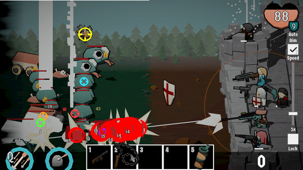 The Wall Mustn't Fall gameplay screenshot