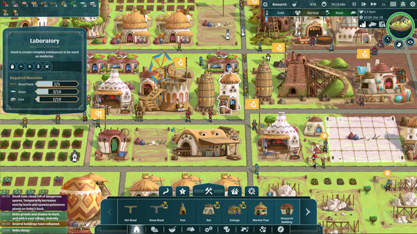 The Wandering Village gameplay screenshot