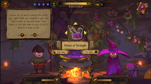 The Witch's Cauldron gameplay screenshot