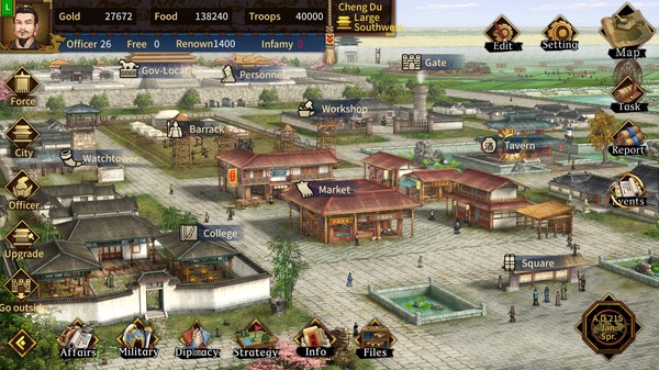 Three Kingdoms The Last Warlord gameplay screenshot
